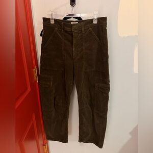 Citizens of Humanity Marcelle Cargo Pants Olive Green